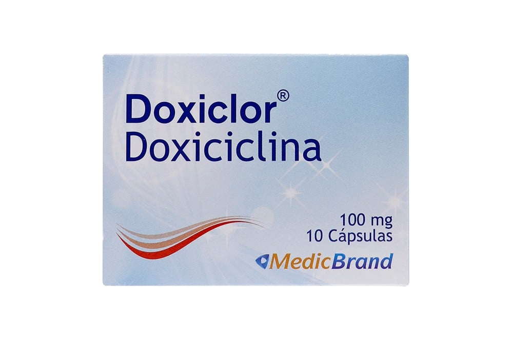 Doxiclor Doxiciclina 100 Mg 10 Cápsulas Doxiclor Doxiciclina 100 Mg 10 Cápsulas