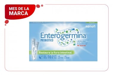 Enterogermina Suspensión Oral Caja Con 10 Frascos De 5 Ml
