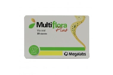 Probióticos Multiflora Plus 10 Cápsulas Probióticos Multiflora Plus 10 Cápsulas