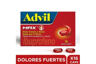 Advil Max 16 Cápsulas Líquidas