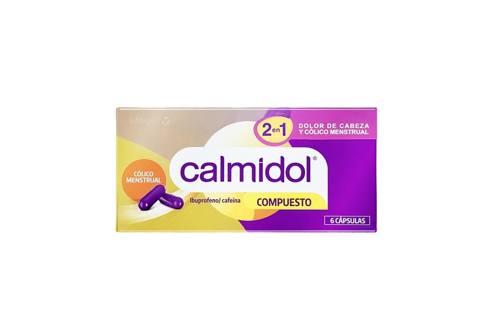 Calmidol Compuesto Caja Con 6 Cápsulas Calmidol Compuesto Caja Con 6 Cápsulas