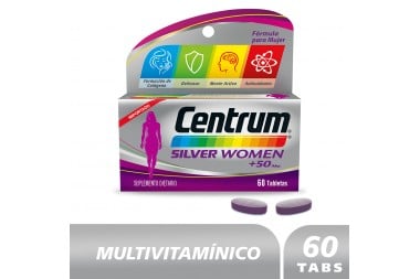 Centrum Silver Women + 50 Años 60 Tabletas