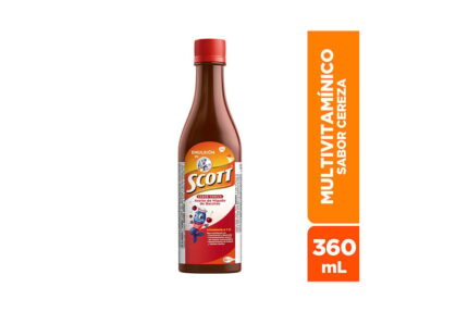 Emulsión De Scott Frasco Sabor A Cereza Con 360 Ml