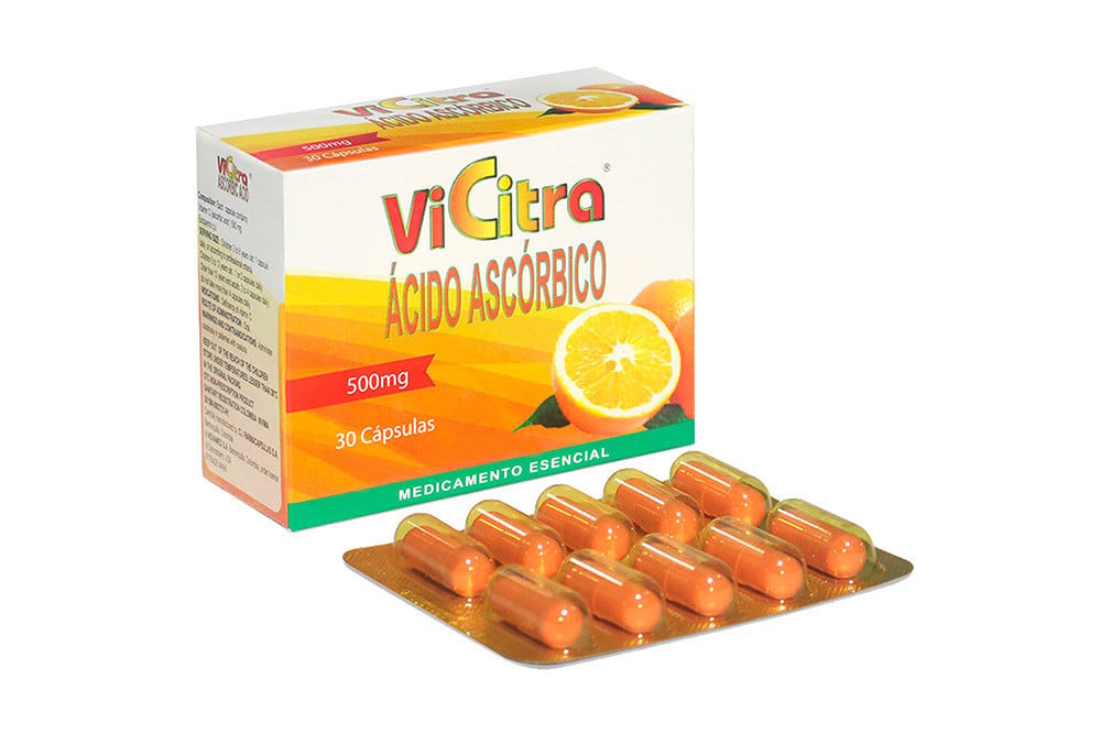 Vicitra 500 Mg Caja Con 30 Cápsulas Vicitra 500 Mg Caja Con 30 Cápsulas
