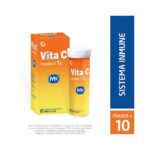 Vita C 1 G Sabor Naranja Caja Con 10 Tabletas
