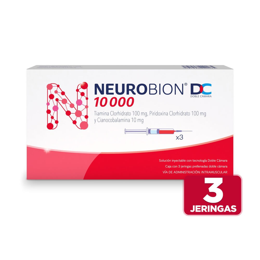 Neurobion Dc 10000 Solucion Inyectable Jeringa X 3Und Neurobion Dc 10000 Solucion Inyectable Jeringa X 3Und